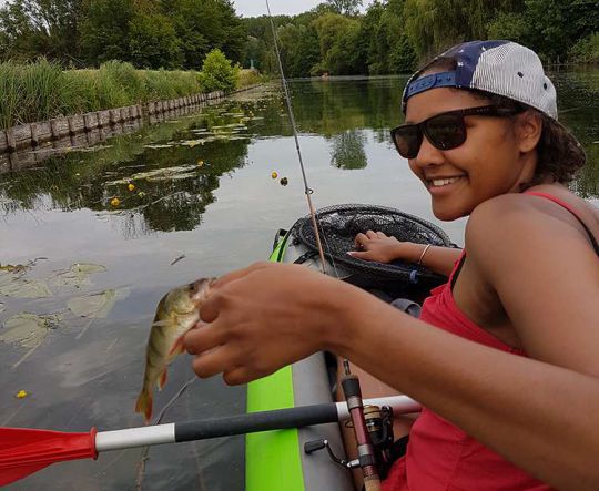 PÃªcher en kayak