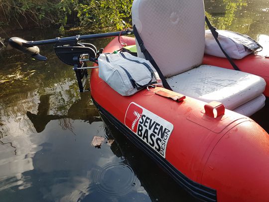 Motorize your float tube, an interesting option for fishing large