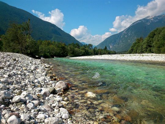 Pêcher la truite en Slovénie