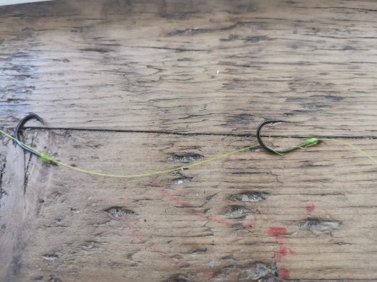 Montage stewart à deux hameçons