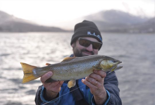 Superbe truite de fin de journée. Quelle ouverture 2021 !