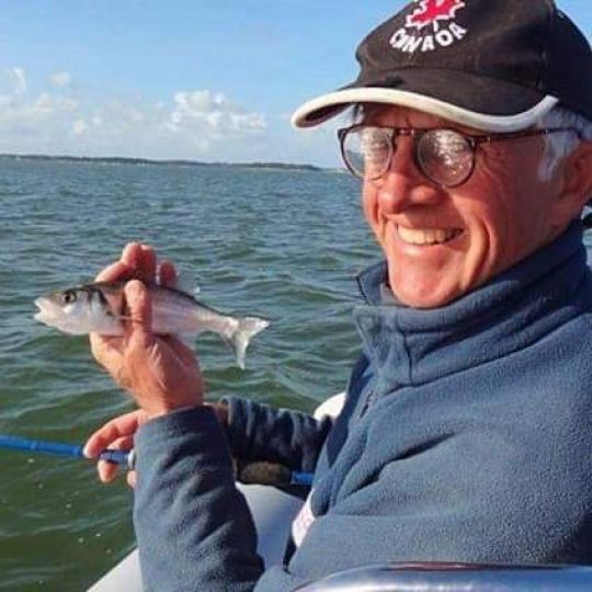 Bertrand Fenart, guide de pêche, photographe et président de l'association des pêcheurs du Golfe du Morbihan.