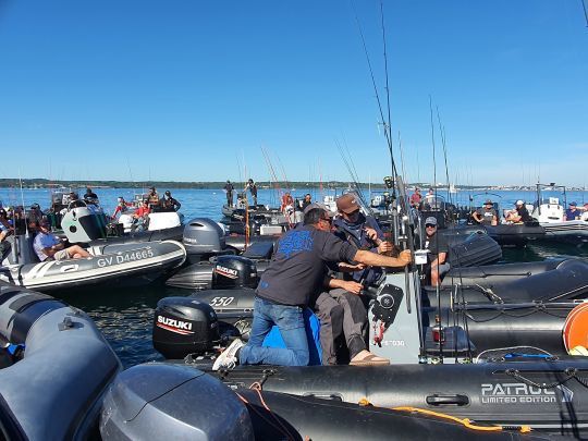 Malgré les contraintes, les bénévoles ont proposé une organisation en mer cette année, menée d'une main de maître !