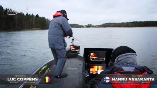 Un vrai travail d'équipe, une nouvelle façon de pêcher tout simplement !