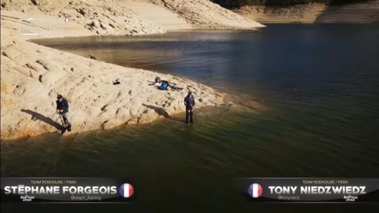 Tony et Stéphane pêchent des crêtes sur lesquelles Stéphane démontre tout son savoir faire.