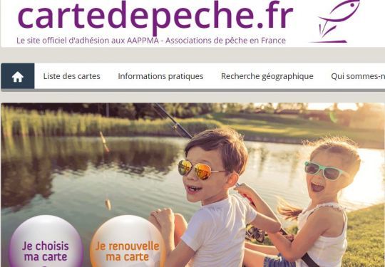 Prendre sa carte de pêche sur internet
