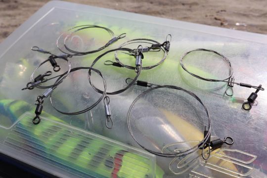 Bas de ligne en acier pour pêcher le payara.