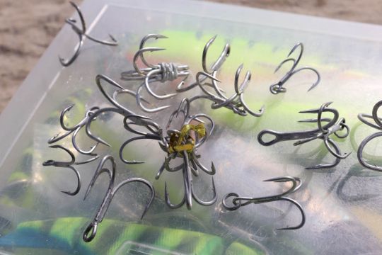 Des bons hameçons sont primordiaux pour pêcher le payara.