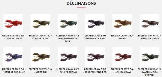 Megabass Sleeper Craw Scuppernong Blue