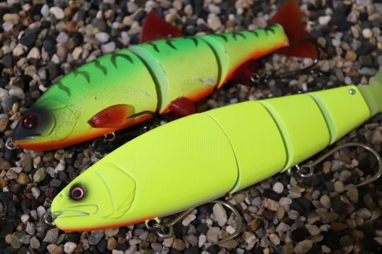 Chartreuse hard lures, so rare, yet so effective!