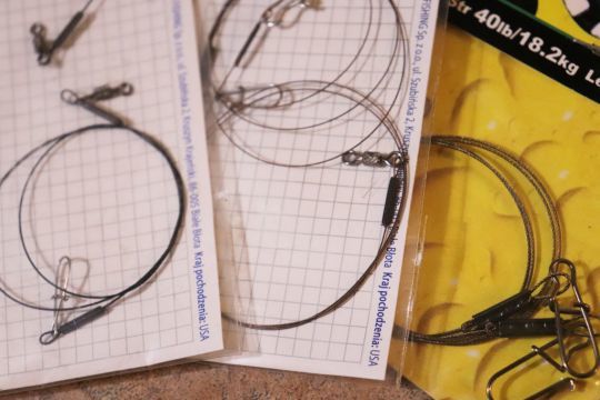 L'acier 19 et 49 brins sont adaptés à la pêche aux leurres.