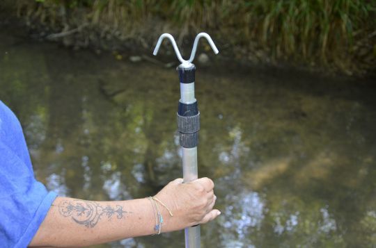 The Amiaud rod for fishing with crayfish scales