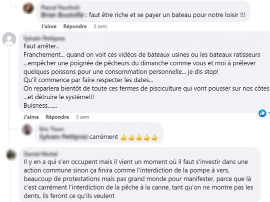 Quelques exemples des messages de mécontentements sur les réseaux sociaux