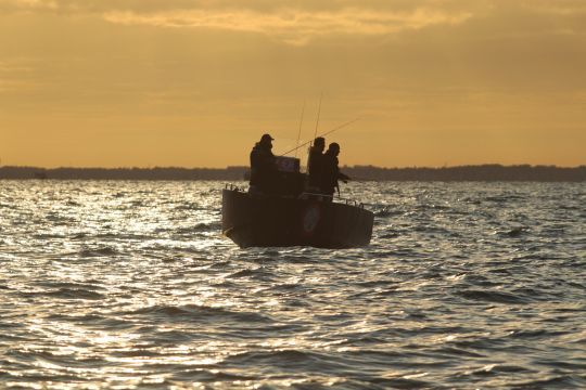 Une fois le calme retrouvé, on peut se mettre à pêcher...