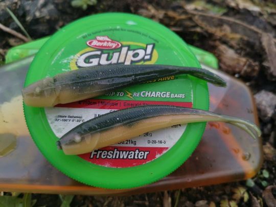 A selection of lures for pike-perch fishing during high water