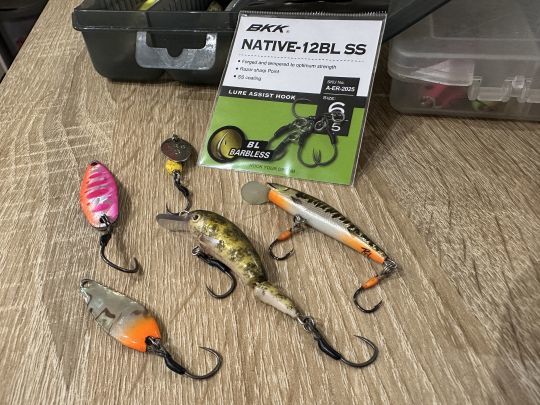 The different lures for opening trout fishing
