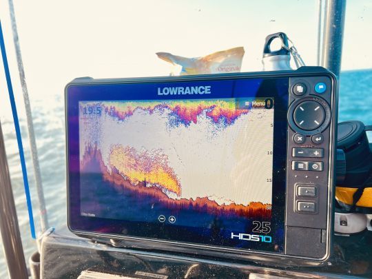 L'électronique est une aide précieuse pour localiser le poisson.