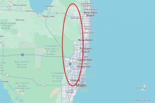 Les villes du Sud Est de la Floride sont bien peuplés en bullseye snakehead.