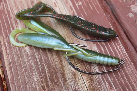 L'hameçon texan donne une bonne réussite au ferrage.