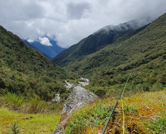 Une très jolie vallée avec une rivière peuplée de truite