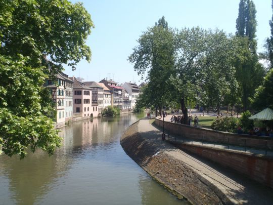 Les rives de l'Ill sont très pittoresques