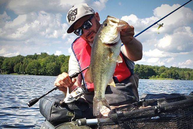 Quebec largemouth bass (black bass).
