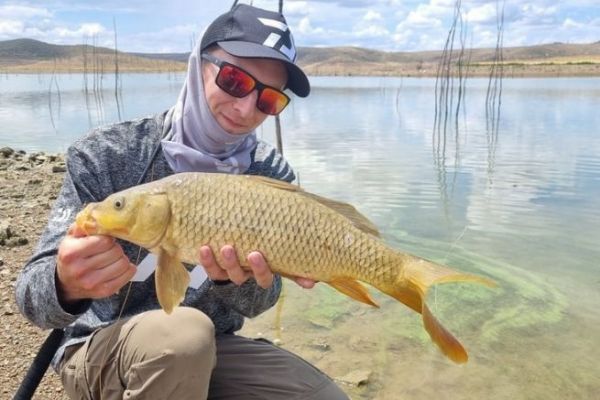 Fishing in hot weather