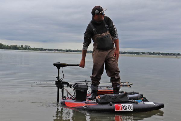 Motorizing a float-tube is affordable!