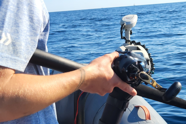 Fishing with an Electric Reel