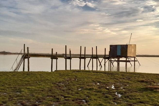 Carrelet on the Charente estuary