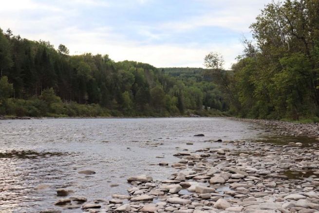 Matapedia River, Quebec, Canada.