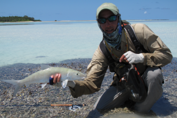 Bonefish fishing is like stalking on sight