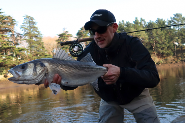 Catching big bass on the fly requires constant stalking.