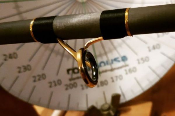 Mount your rings on a casting rod using the spiral mount