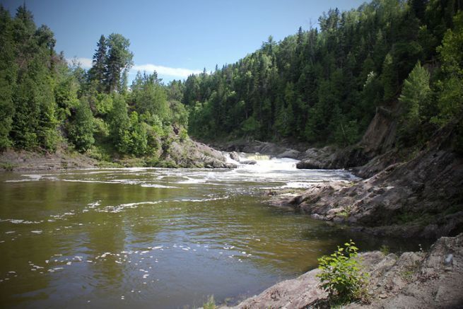 Rimouski River, Quebec, Canada.