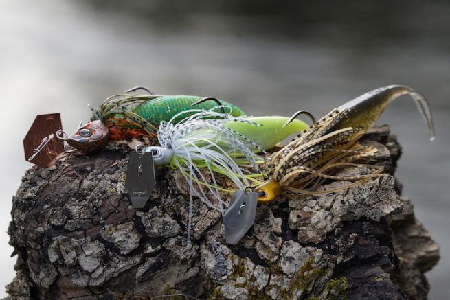 Combined with a trailer, the Bladed Jig is a much more subtle lure than it looks!