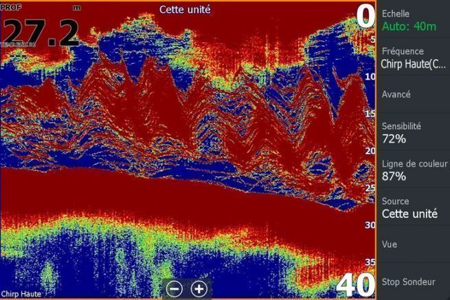 How to identify sea bass detections on your fishfinder?