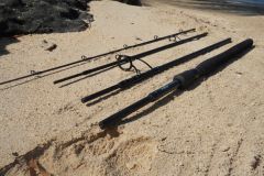 The multi-strand cane has the advantage of slipping easily into a suitcase.