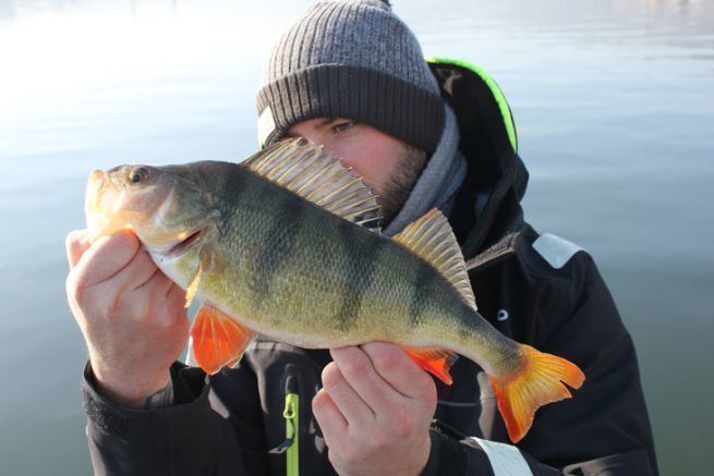 Fishing in winter requires good protection.