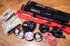 Preparing your fishing gear for a trip is important.