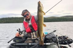 The lakes of northern Quebec are famous for pike fishing.