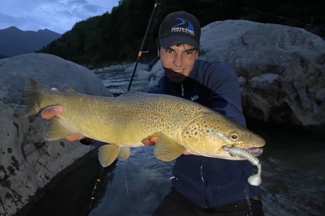 Fishing for marmorata trout in Italy: 3 fish in 3 days!