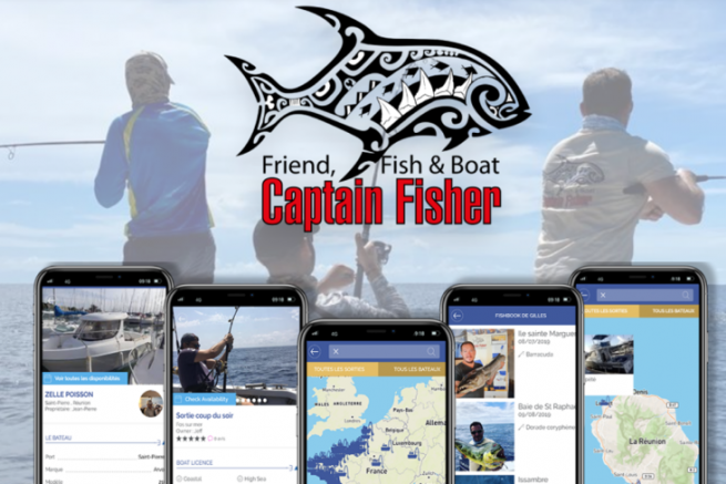 The Captain Fisher application, share your passion in France and abroad