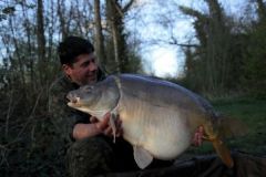 Mickael Le Poursot passionate about carp fishing