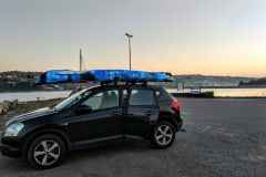 Carrying your kayak on a car rack