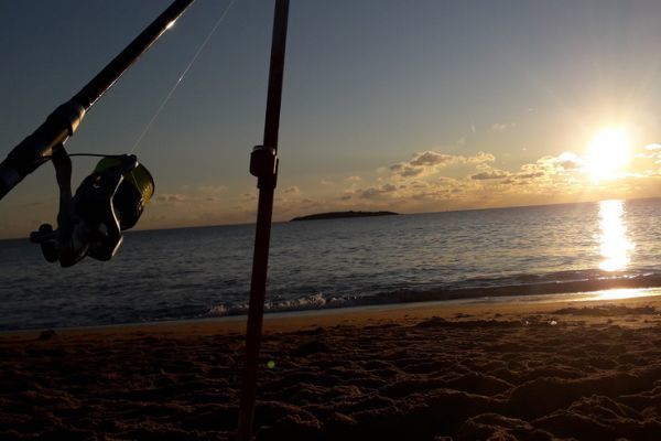 Surfcasting, a technical approach to fishing in the sea
