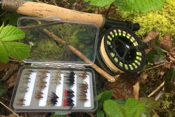 Trout fishing with a wet fly, choosing the right fly train