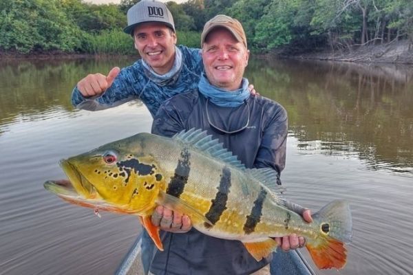 Fishing for peacock bass in Colombia