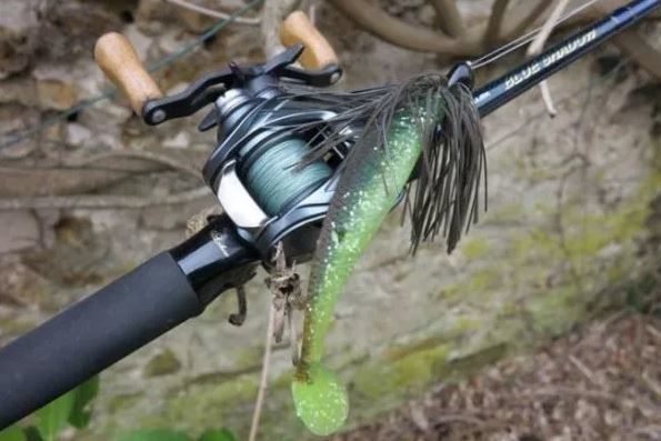 Pike fishing with rubber jig