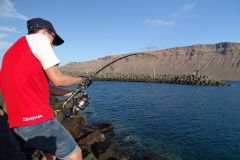 Shore fishing in the Canaries